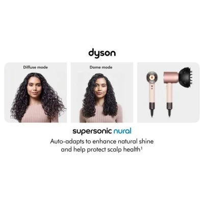 Dyson Niral Hair Dryer with SmartCare Technology – Ceramic Pink and Rose Gold